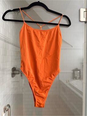 De Rococo Pina Colada One Piece Swimsuit in Rusty Orange